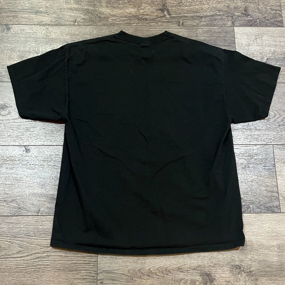 Vintage Y2K AS Sports Missouri Tigers Mizzou Black Boxy Tee Shirt - Men's XL - Picture 5 of 7